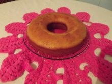 Bolo de laranja com casca