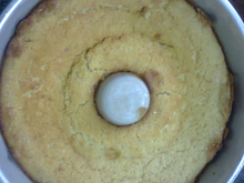 Bolo cremoso de fubá da mamãe