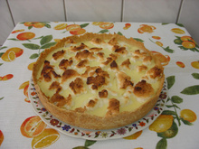 Torta merengue de banana da terra