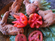 Frango à milanesa assado