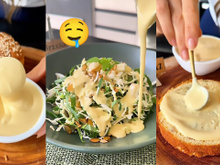 Maionese saudável caseira: receita proteica vai bem no hambúrguer ou como molho de salada