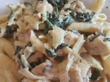 Penne ao molho alfredo