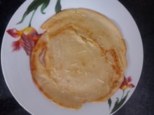Panqueca para comer sem recheio