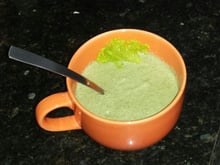 Sopa de alface rapidinha