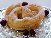 Pretzel de açúcar e canela