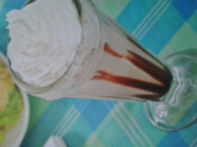 Shake de café com chantilly