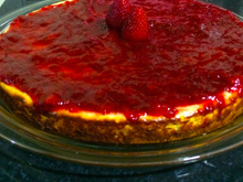Cheesecake de morango