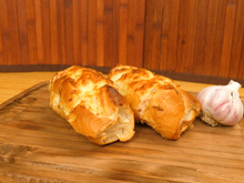 Pão de alho com linguiça