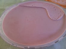 Sobremesa refrescante de melancia