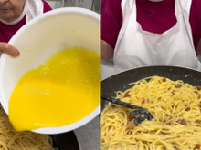 Como uma verdadeira nonna italiana faz espaguete à carbonara: não usa creme de leite e fica muito cremoso!