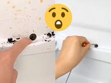 Esse pequeno buraco é um dos lugares mais sujos da casa, e leva apenas um minuto para limpá-lo