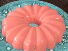 Bavaroise cor de rosa