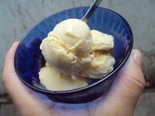 Sorvete de milho verde