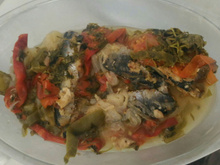 Sardinha de panela de pressão (simples)