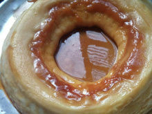 Falso pudim de leite condensado de microondas