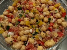 Salada de grão-de-bico Especial