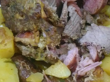 Carne assada suculenta
