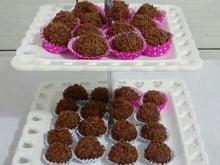 Brigadeiro diferente de mandioca