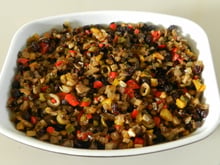 Antepasto de berinjela agridoce