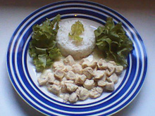 Frango ao molho de iogurte