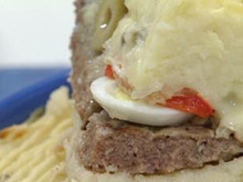 Escondidinho de hambúrguer