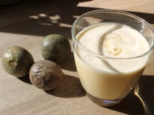 Batida de maracujá com vodca