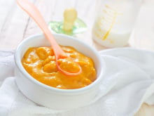 Papinha de carne, cenoura e beterraba