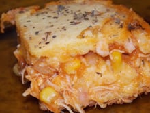 Torta de milho com frango