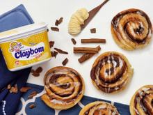 Rolinhos açucarados de canela 