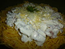 Massa à carbonara