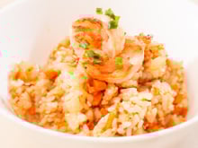 Risoto de camarão: receita perfeita para um jantar a dois