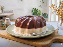 Pudim prestígio de geladeira que não vai ao fogo e fica pronto rápido: as duas camadas ficam cremosas e lisinhas