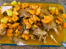 Peixe no leite de coco