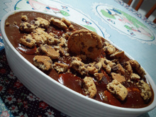 Pavê de cookie com leite condensado