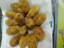 Bolinho de carne moída com batata