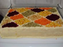 Torta de frango com pão de forma