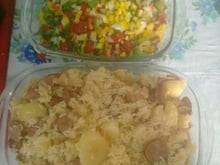 Arroz na panela de pressão da jéssica