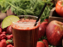 Suco vermelho detox