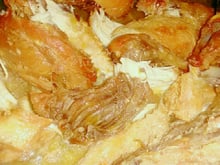 Frango frito com limão