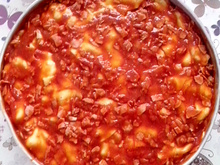 Macarrão de presunto e queijo