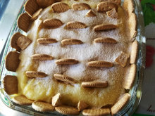 Pavê de banana da Dani