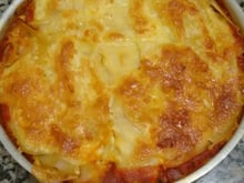 Lasanha completíssima (bolonhesa, molho branco e presunto)