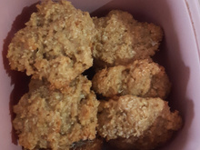 Biscoito de banana, aveia e coco