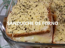 Sanduíche de forno
