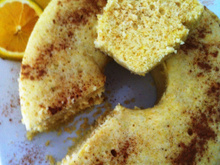 Bolo de laranja simples