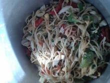 Macarrão vegetariano