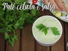 Patê cebola e salsa vegano