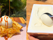 Essa é a sobremesa oficial no almoço de Natal quando faz calor: abacaxi, massa folhada e muito sorvete