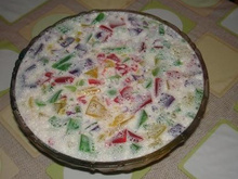 Gelatina colorida rápida