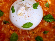 Risoto caprese